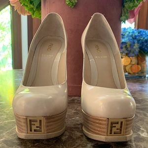 Fendi Nude Heels/Pumps